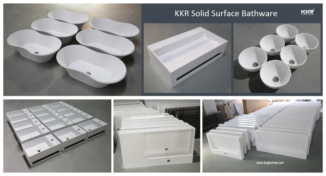 Acrylic Resin Stone Price Solid Surface Hotel Wash Basin