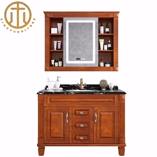 심플한 미국식 욕실 캐비닛, 오크 욕실 캐비닛, 플로어 스탠딩 욕실 캐비닛