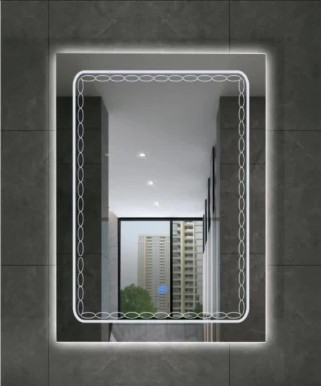 뜨거운 판매 호텔 디자인 도매 LED 욕실 제조 업체 세면대 드레싱 거울 목욕 LED 조명 스마트 조명 거울 캐비닛
